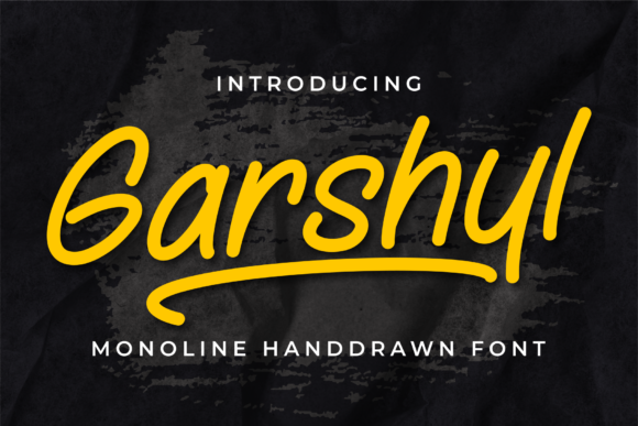 Garshyl Font - Featured Image