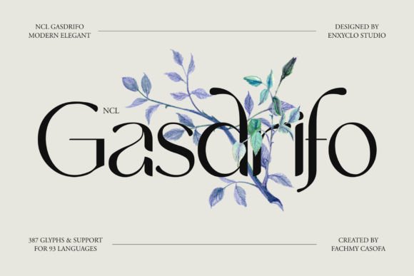 Gasdrifo Font - Featured Image