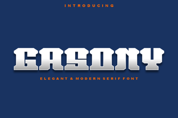 Gasony Font - Featured Image