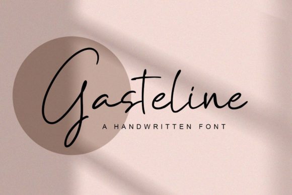 Gasteline Font - Featured Image