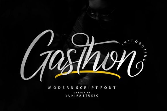Gasthon Font - Featured Image