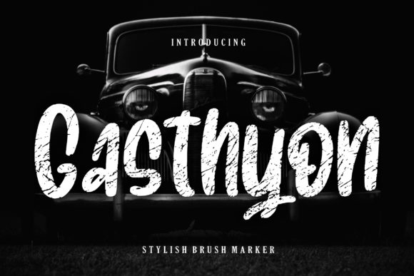 Gasthyon Font - Featured Image