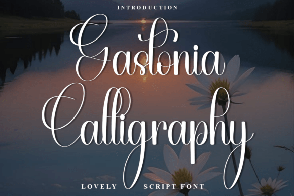 Gastonia Calligraphy Font - Featured Image