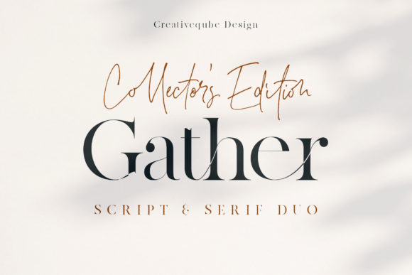 Gather Collector's Edition Font - Featured Image
