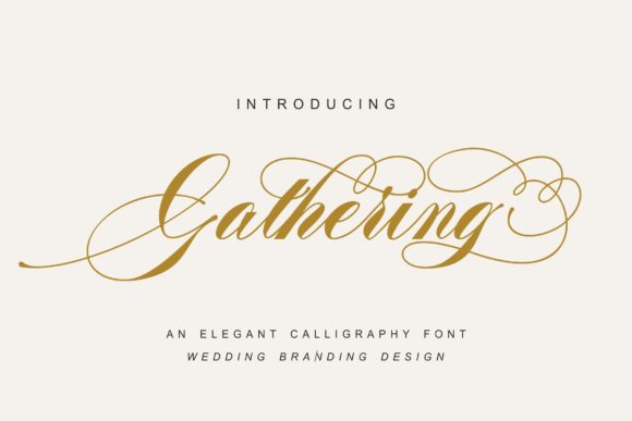 Gathering Font - Featured Image