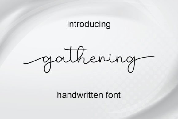 Gathering Font - Featured Image
