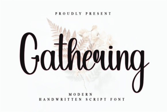 Gathering Font - Featured Image