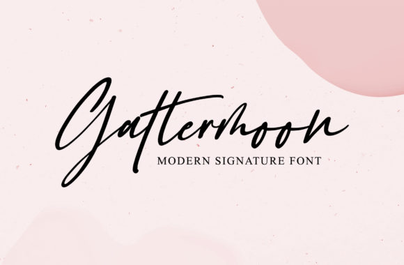 Gattermoon Font - Featured Image