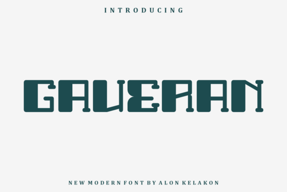 Gaveran Font - Featured Image