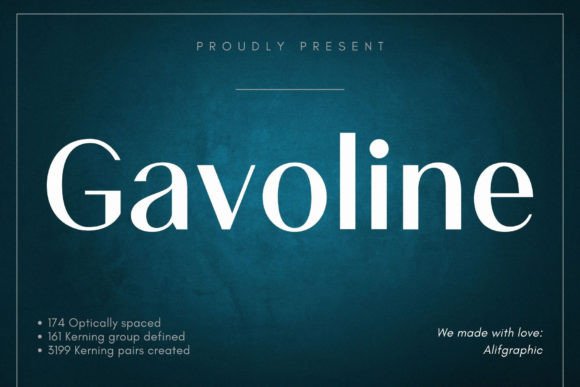 Gavoline Font - Featured Image