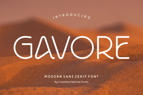 Gavore Font - Featured Image