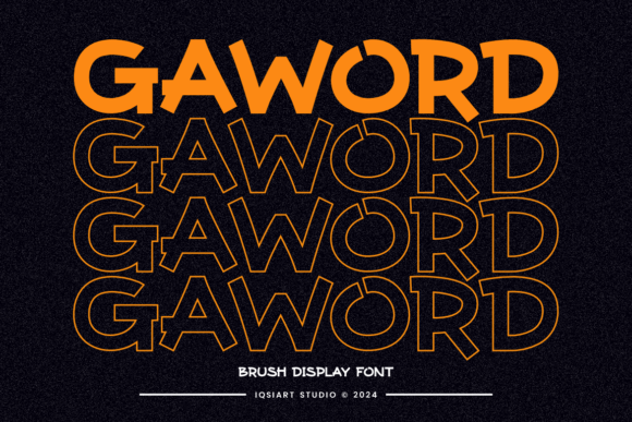 Gaword Font - Featured Image