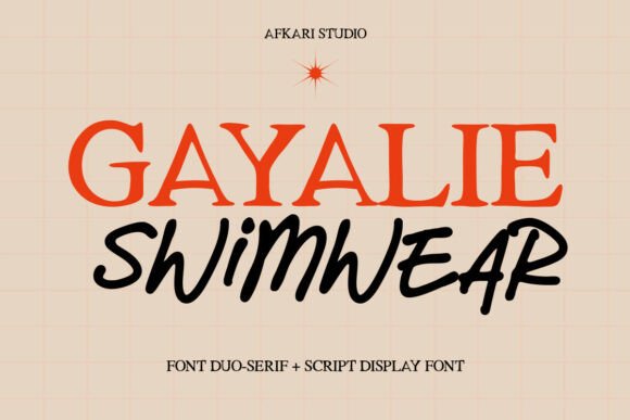 Gayalie Swimwear Font - Featured Image