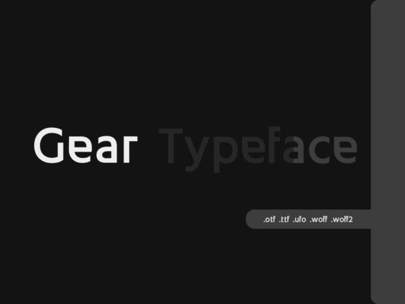 Gear Font - Featured Image