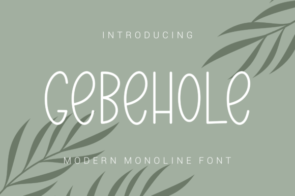 Gebehole Font - Featured Image