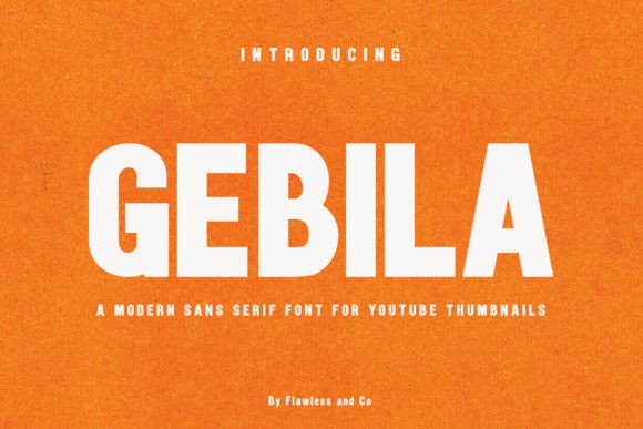 Gebila Font - Featured Image