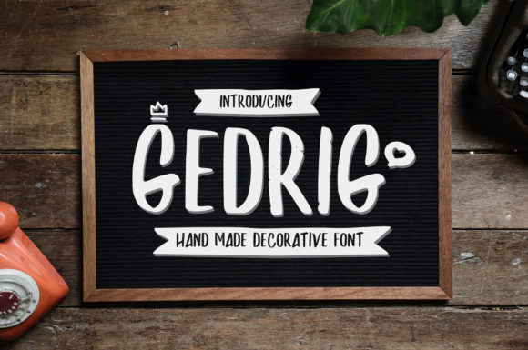 Gedrig Font - Featured Image