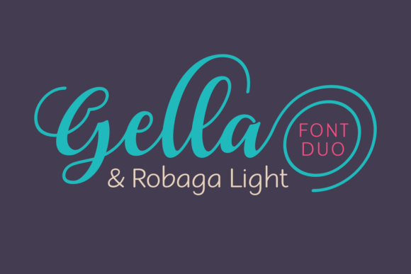 Gella & Robaga Duo Font - Featured Image