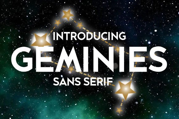 Geminies Font - Featured Image