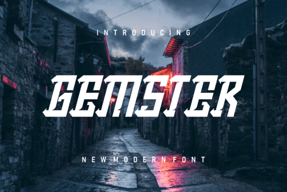 Gemster Font - Featured Image