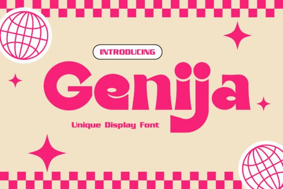 Genija Font - Featured Image