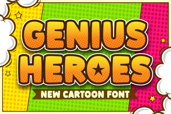 Genius Heroes Font - Featured Image