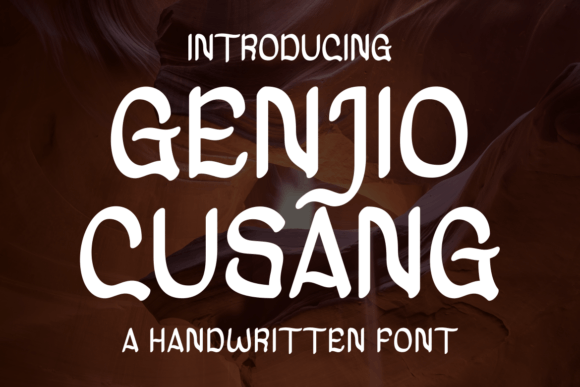 Genjio Cusang Font - Featured Image