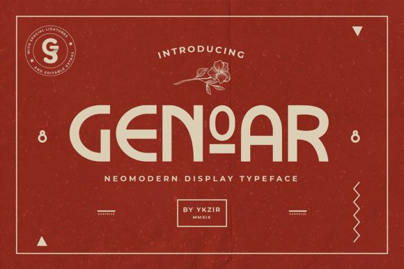 Genoar Font - Featured Image