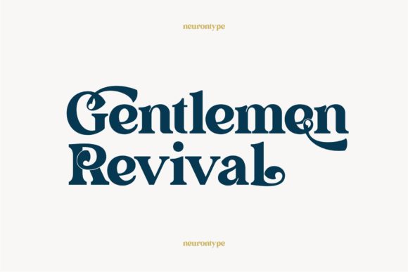 Gentlemen Revival Font - Featured Image