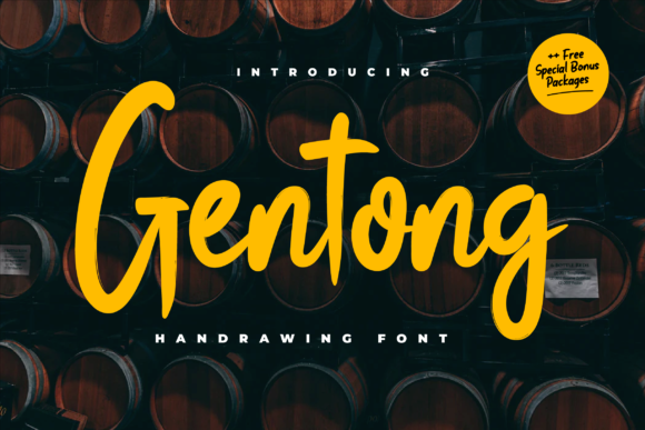 Gentong Font - Featured Image