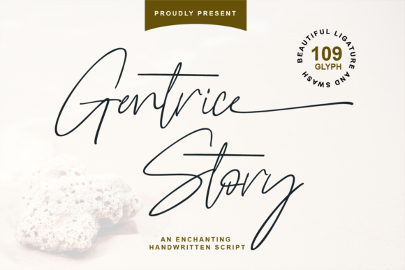 Gentrice Story Font - Featured Image