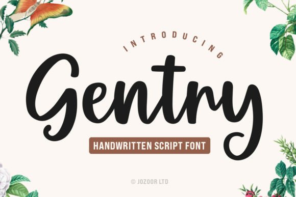 Gentry Font - Featured Image