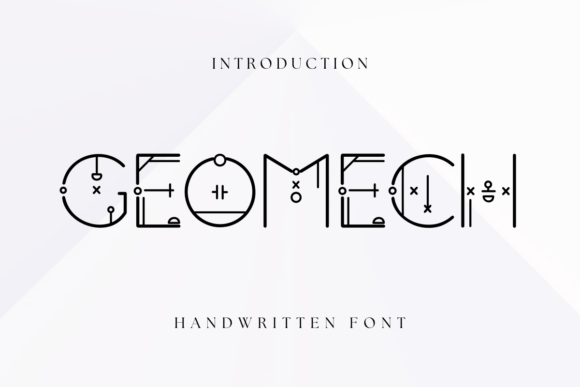 Geomech Font - Featured Image