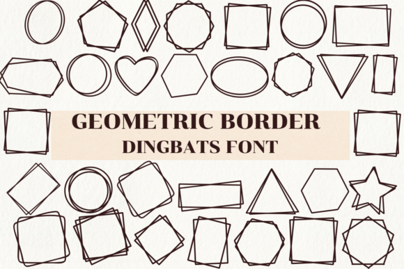 Geometric Border Font - Featured Image