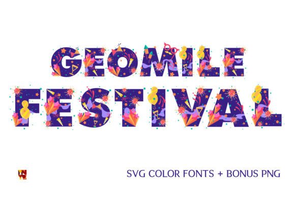 Geomile Festival Font - Featured Image