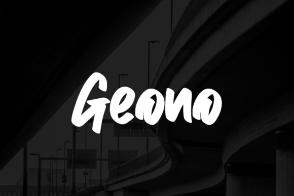 Geono Font - Featured Image