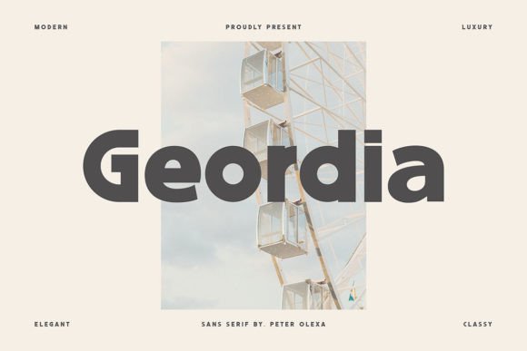Geordia Font - Featured Image