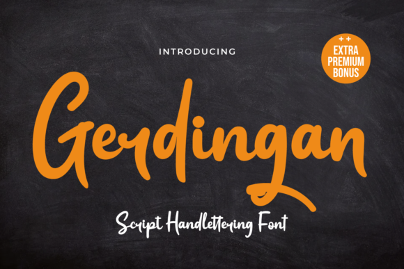 Gerdingan Font - Featured Image