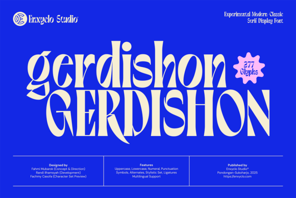 Gerdishon Font - Featured Image