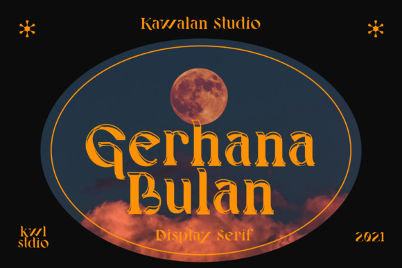 Gerhana Bulan Font - Featured Image