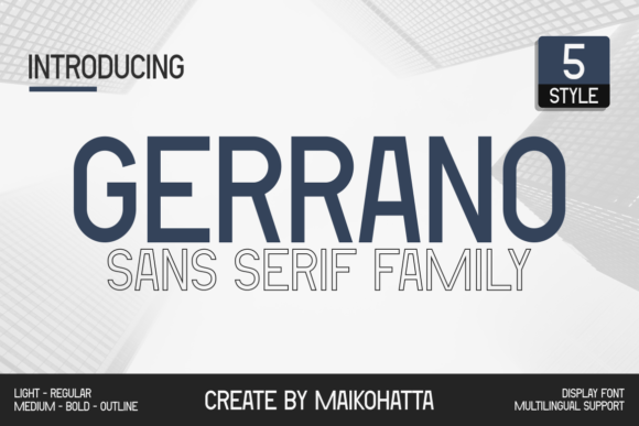 Gerrano Font - Featured Image