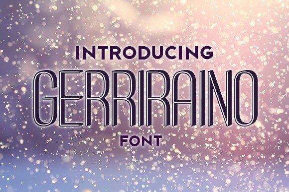 Gerriraino Font - Featured Image