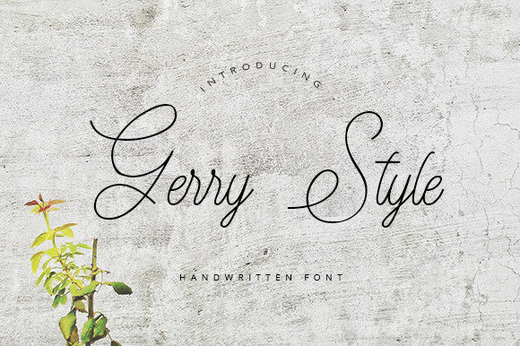 Gerry Style Font - Featured Image