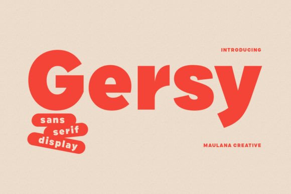 Gersy Font - Featured Image