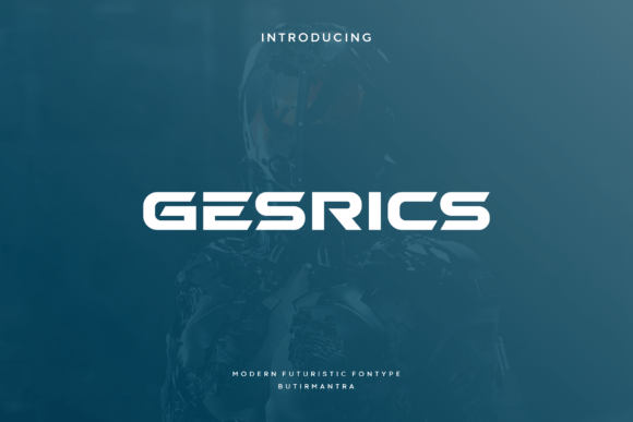 Gesrics Font - Featured Image