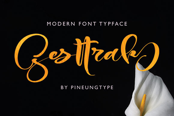 Gesttrak Font - Featured Image