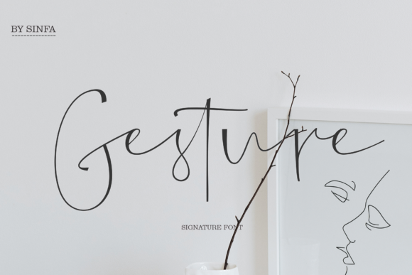 Gesture Font - Featured Image