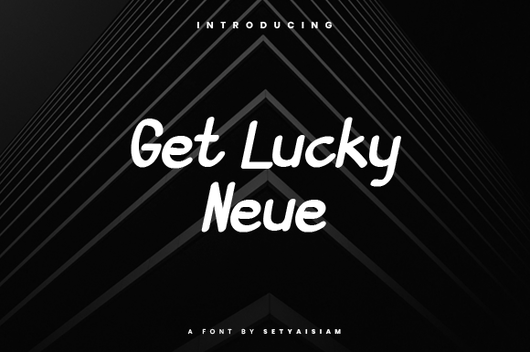 Get Lucky Neue Font - Featured Image