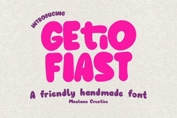 Getio Fiast Font - Featured Image