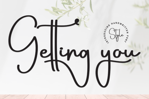 Getting You Font - Featured Image